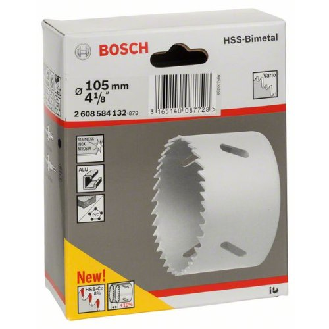 Lochsäge HSS-Bimetall für Standardadapter, 105 mm, 4 1/8"-Beschreibung lesen