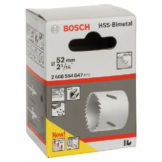 Lochsäge HSS-Bimetall für Standardadapter, 52 mm, 2 1/16"-Beschreibung lesen