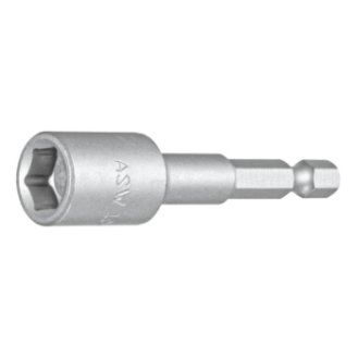 Dado ASW, 7,0 mm, longitud 50 mm, con accionamiento hexagonal 1/4"-Leer más