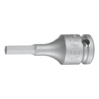Dado ASW, 14 mm, hexágono interior, accionamiento 3/8", longitud 50 mm-Leer más
