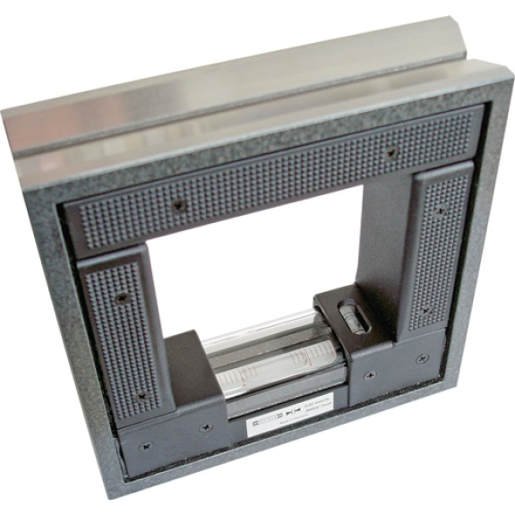 Nivel de burbuja tipo marco, estuche 150 mm sensib. 0,3 mm/m-Leer más