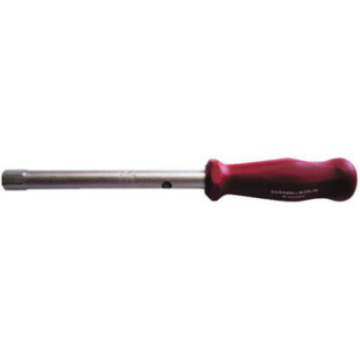 Llave de vaso tubular hexagonal ORION 9 mm, mango plást. resistente a impactos-Leer más