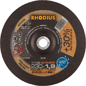 Trennscheibe XTK38 230 x 1,9mm gekr. Rhodius-Beschreibung lesen