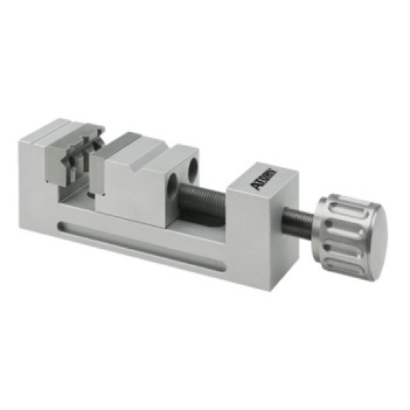Tornillo banco mini. ATORN 50x15x15mm, latón, ancho fij. 14 mm, prof. fij. 8 mm-Leer más