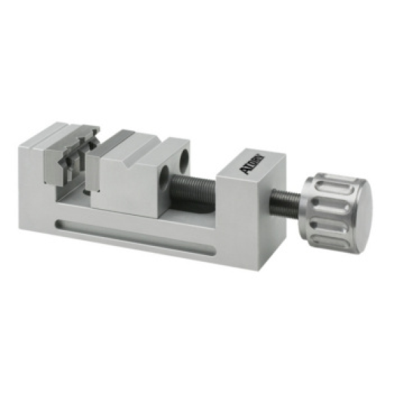 Tornillo banco mini. ATORN 100x35x35mm, alu., ancho fij. 35 mm, prof. fij. 35 m-Leer más