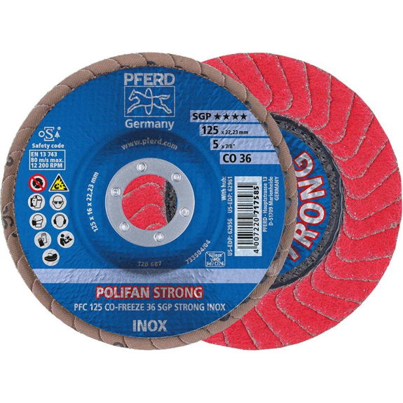 Fächechleifscheibe CO36FREEZE SGP STRONG 125mm K36-Beschreibung lesen