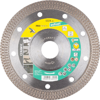 1 disco de corte de diamante ProCeram.Turbo   125 mm-Leer más