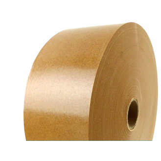 Ruban adhésif papier kraft gommé (colle végétale) par 12-Lire la description