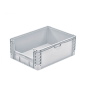 Bac gerbable grand volume PP gris 60x80x32 cm par 1