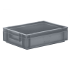 Bac gerbable recyclé PP gris 30x40x17 cm par 1
