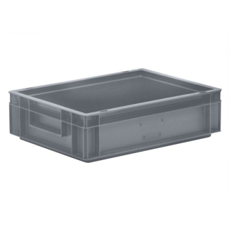 Bac gerbable recyclé PP gris 30x40x17 cm par 1-Lire la description