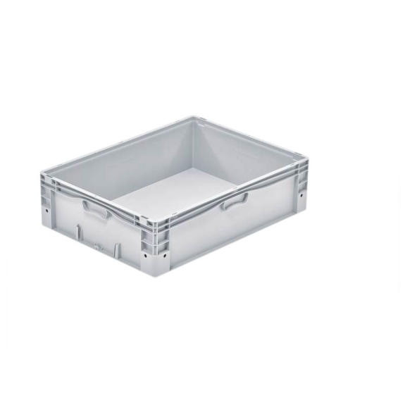 Bac gerbable grand volume PP gris 60x80x22 cm par 1-Lire la description
