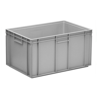 Bac gerbable recyclé PP gris 40x60x32 cm par 1-Lire la description