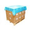 Coiffe PEMD opaque bleu 140x160 cm par 500