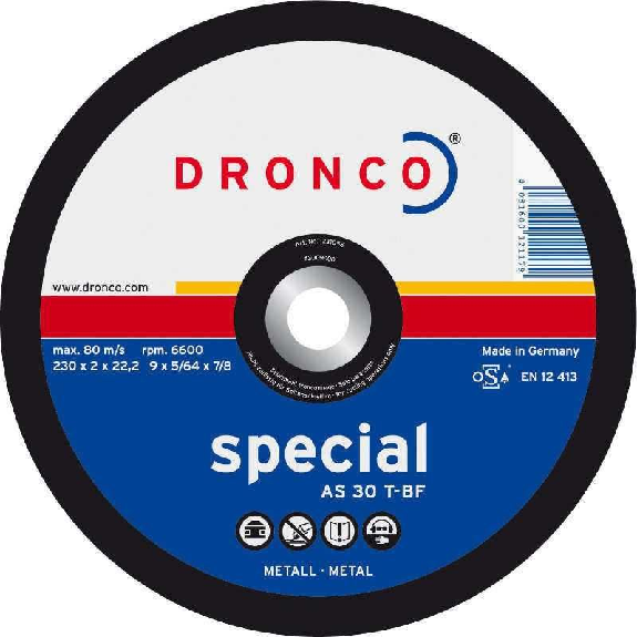 AS30T-230 - Disco de corte metalAS 30 T Special, 230 x 2,5mm-Leer más