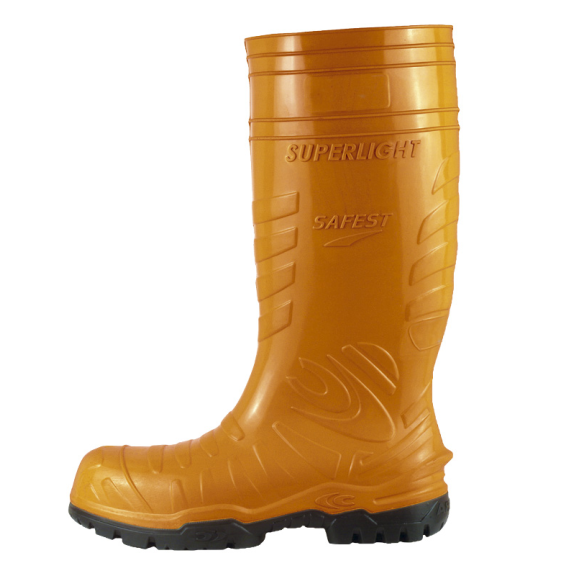PALESE PU STIEFEL W12 ORANGE/SCHWARZ EN ISO 20345:2011 S5 CI SRC, Gr.43 PALESE PU STIEFEL W12 ORANGE/SCHWARZ EN ISO 20345:2011 S5 CI SRC, Gr.43-Beschreibung lesen
