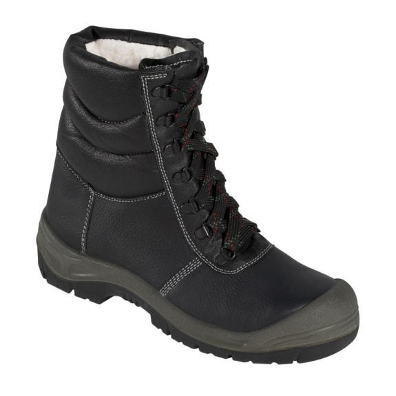 SAALFELD ÜK Winterschnürstiefel Schwarz, EN ISO 20345 S3, Gr.47-Beschreibung lesen