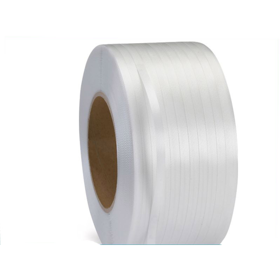 Feuillards polypro blanc blanc 15x1 mm x 4000 M par 4-Lire la description