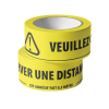 Ruban de distanciation 4,8cm x 33 M par 6
