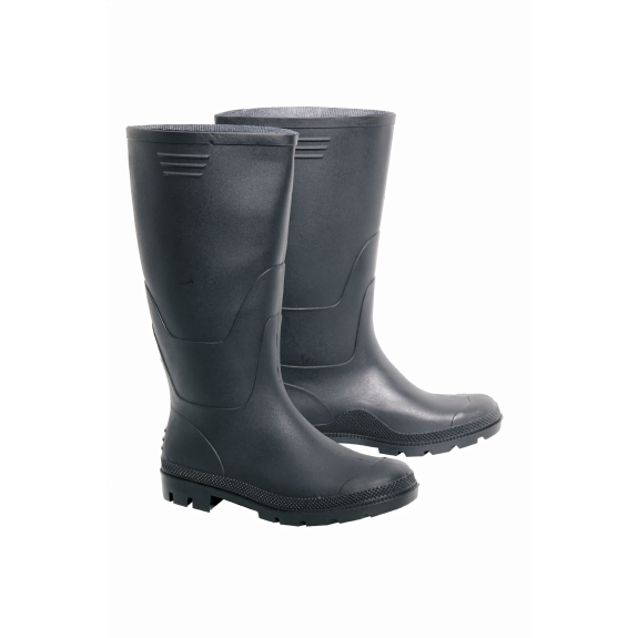 Frappant, bottes en PVC, Eurofort, en 347 O4, environ 38 cm de haut, noir, taille 44-Lire la description