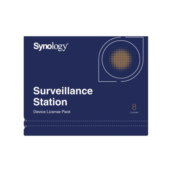 DEVICE LICENSE (X 8) , Freischaltcode, 8 Kamera Lizenzen, für  Surveillance Station-Beschreibung lesen