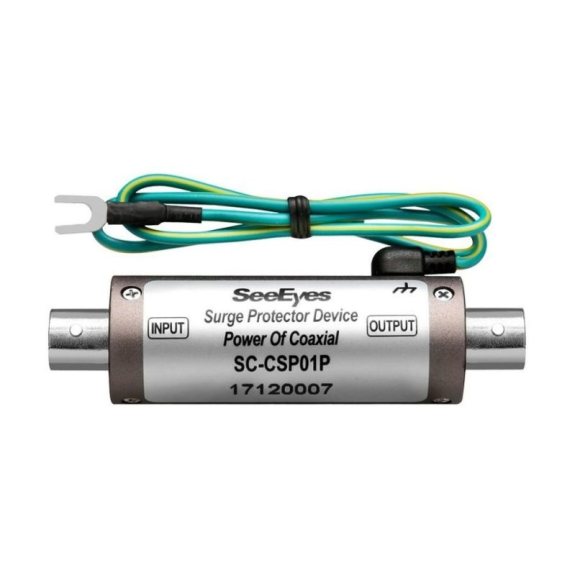 SC-CSP01P SeeEyes, Überspannungsschutz für CCTV-Anwendungen über Koax Kabel (IP, HD-Analog, SDI)-Beschreibung lesen
