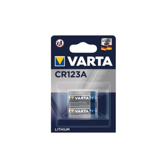 jetbatt-CR123A Jetrics, VARTA Batterie Professionell CR123A 2er Blister, 3,0V-Beschreibung lesen