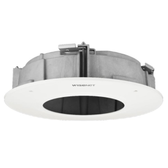 WiseNet SHD-2510FPW, Aluminium-Deckeneinbaugehäuse für Multisensorkameras, passend für PNM-9084QZ / PNM-8082VT, Farbe:-Beschreibung lesen