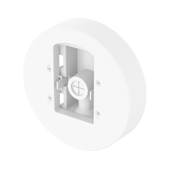 WiseNet SBD-180PMW, Pole Mount (Core: Aluminum, Cap : Plastic), Dimensions ø187.1x50.5mm, Weight 370g (0.82lb), Mount S-Beschreibung lesen