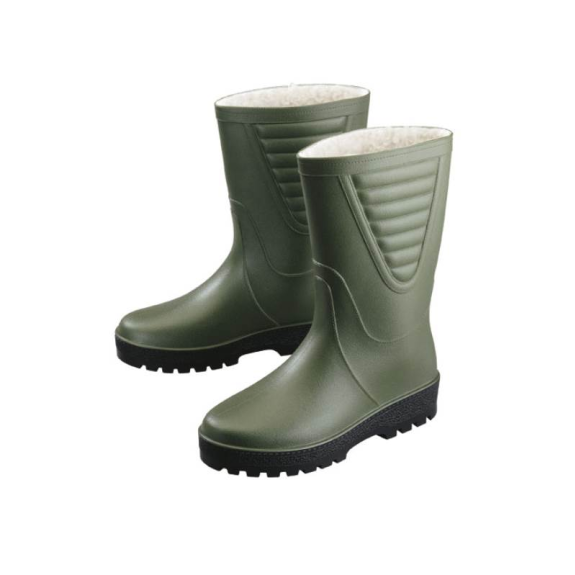 POLAR, PVC - Winterstiefel, gefüttert, ca. 28 cm hoch, Olivgrün, Gr.47-Beschreibung lesen