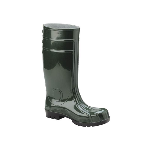 LANDWIRT, PVC - Stiefel, Eurofort, EN ISO 20345 S5, ca. 38 cm hoch, Grün, Gr.46-Beschreibung lesen