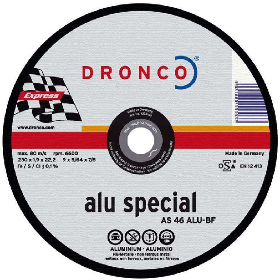 CS46ALU-180 - Disco de corte metal CS 60/CS 46 ALU Special Express, 180 x 1,6mm-Leer más