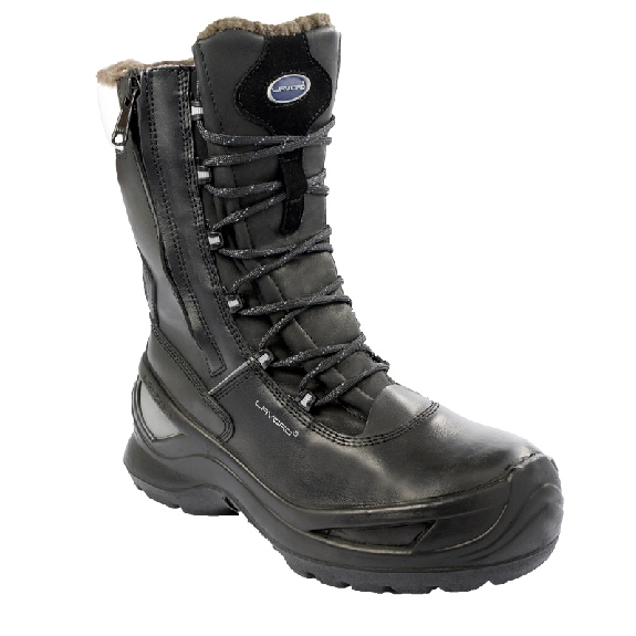 NORDMEER Winterschnürstiefel W12  Schwarz EN ISO 20345:2011 S3 SRC, Gr.46-Beschreibung lesen
