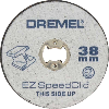 Kit de 12 unidades de discos de corte para metal ez speedclic (sc456b)