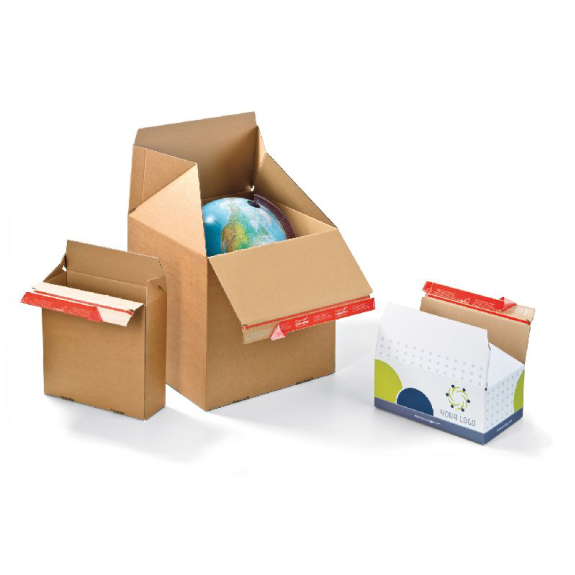 Caisse carton palettisable fond automatique 39 4 x 39 4 x 38 7 cm par