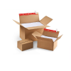 Carton fermeture adhésive et bande arrachage 34,4x 29 x 3,2-13,2cm par 10 unités