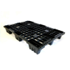 Palette plastique recyclée 1200x800x150mm plancher ajouré 9 pieds par 1 UNITE