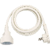 Alargador eléctrico IP20 H05VV-F 3G15 con clavija plana para interiores 2 (Blanco)