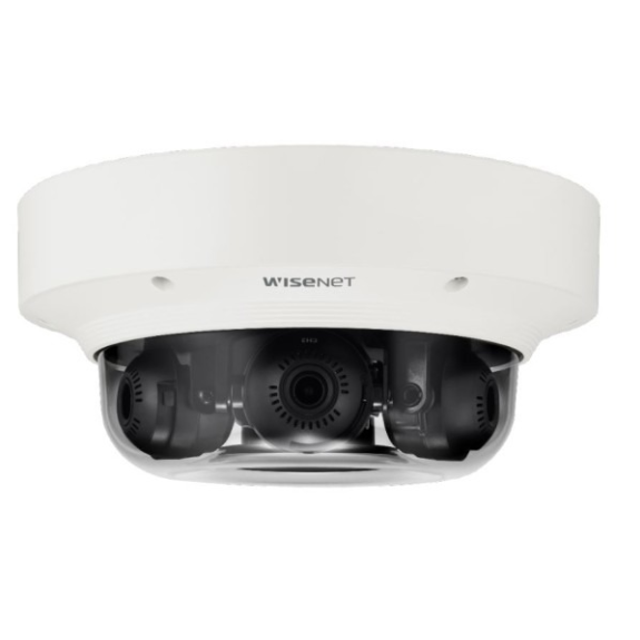 WiseNet PNM-8082VT, IP Panorama Kamera, WiseNet P-Serie, 1/2.8", 1920x1080, 25fps, 3-6mm, Tag/Nacht, 360°, WDR, H.265/H-Beschreibung lesen