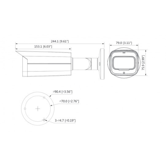 Dahua - HAC-HFW2501TUP-Z-A-S2 - HDCVI - Bullet, - 5 MP/Starlight - 2,7~13,5mm motor. Objektiv - Max. 25fps@5MP(16:9) - Dahua - HAC-HFW2501TUP-Z-A-S2 - HDCVI - Bullet, - 5 MP/Starlight - 2,7~13,5mm motor. Objektiv - Max. 25fps@5MP(16:9) --Beschreibung lesen
