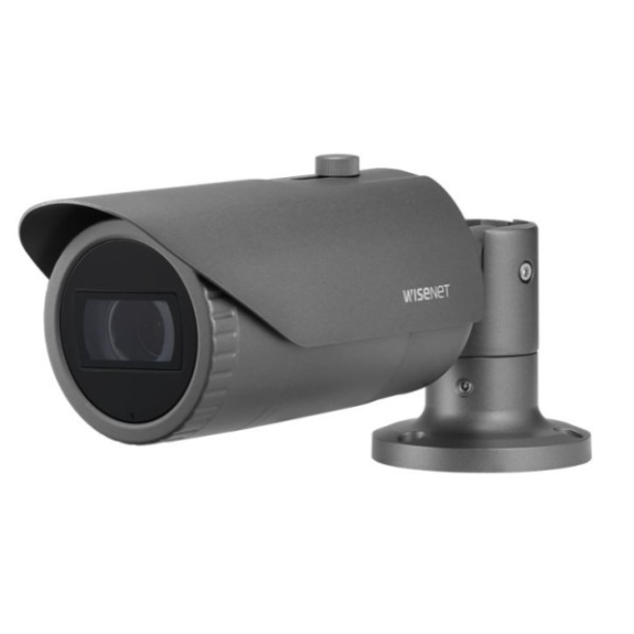 WiseNet HCO-6080, Analog Bullet Kamera, 1/2.8", 1920x1080, 25fps, Tag/Nacht, WDR, Alarm I/O 0/1, IP66/IK10, 12VDC/24VAC-Beschreibung lesen