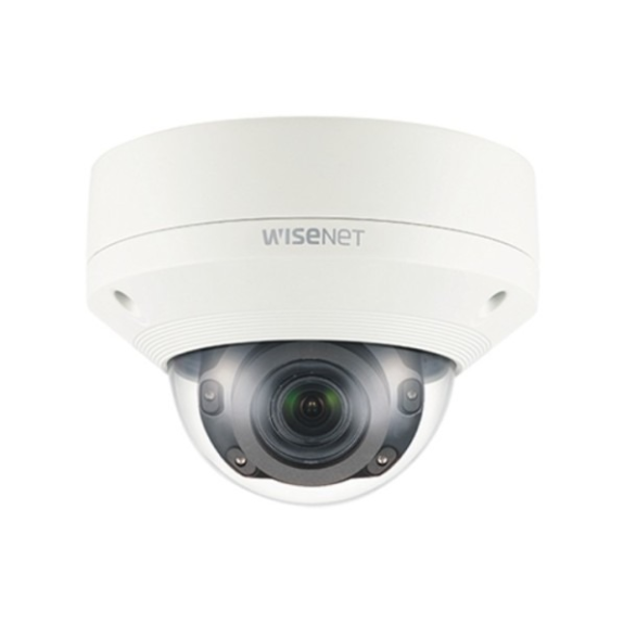 WiseNet XNV-8080R, IP Dome Kamera, 1/1.8", 2560x1920, 30fps, 3.9-9.4mm, Tag/Nacht, IR, WDR, Audio, Alarm I/O 1/1, H.265-Beschreibung lesen