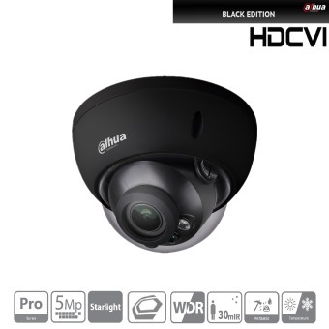 Dahua - HAC-HDBW2501RP-Z-S2-B - HDCVI - Dome, - 5 MP/Starlight/schwarz - 2,7~13,5mm motor. Objektiv - Max. 25fps@5MP(16-Beschreibung lesen