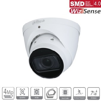 - IPC-HDW3441TP-ZS-S2 - IP - Eyeball, - 4MP/WizSense/SMD 4.0 - 2,7 ~ 13,5 mm motor. Objektiv - H.265/H.264/MJPEG(-Beschreibung lesen