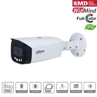 - IPC-HFW5849T1P-ASE-LED-0360B - IP - Bullet, - 8MP/Full-Color 2.0/WizMind - 3,6mm fix Objektiv - H.265/H.264+/H.-Beschreibung lesen