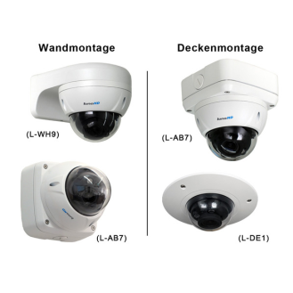 L-DA-2883 , 8MP Vario Dome Kamera 4K, 3,7-11mm MZ, IK10, IP67, 12VDC/24VAC-Beschreibung lesen
