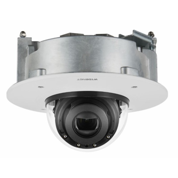 WiseNet XND-6081RF, IP Dome Kamera, 1/2.8", 1920x1080, 60fps, 2.8-12mm, Tag/Nacht, IR, WDR, Audio, Alarm I/O 1/1, H.265-Beschreibung lesen