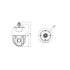 PTZ Dome IP-Kamera 2 MP Gd-Ci-Ap2747p 32x Zoom