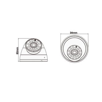 Dp Ahd 03, 1MP Domekamera-Beschreibung lesen