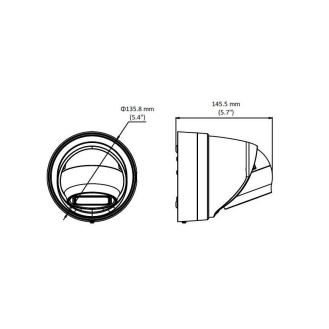 4 MP Eyeball IP-Kamera Gd-Ci-Bp4637e, motorisiertes Varioobjektiv 2,8~12mm-Beschreibung lesen